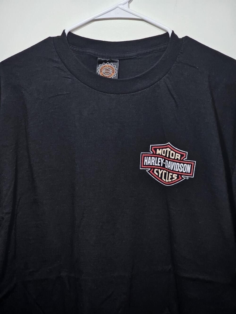 Vintage 1996 Harley Davidson Mens XL Kiss Normal Good-Bye T-shirt USA - Picture 2 of 11